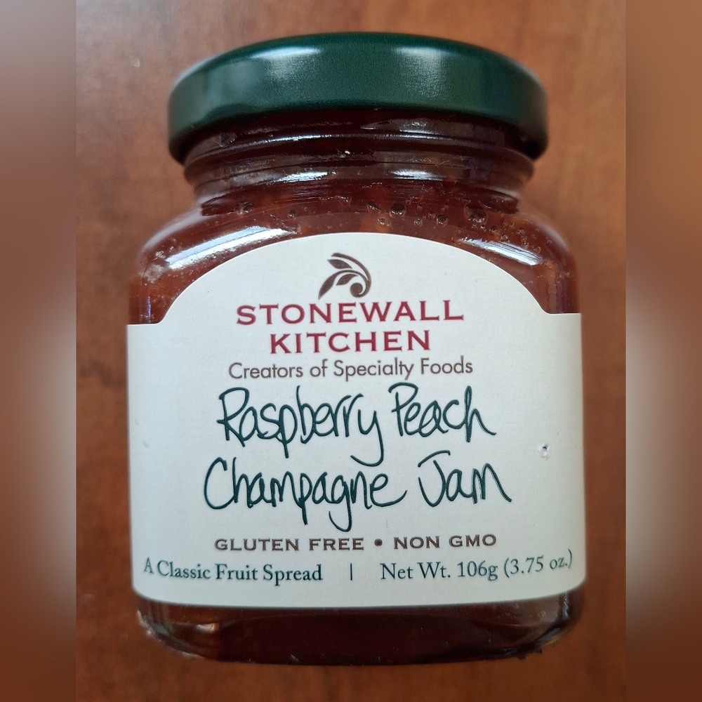 Stonewall Kitchen Raspberry Peach Champagne Jam 3.75 Oz